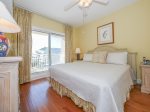 Master Bedroom with King Bed and Ocean Views at 5404 Hampton Place